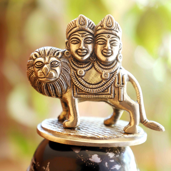 Brass Chamunda Maa Idol KBH06850