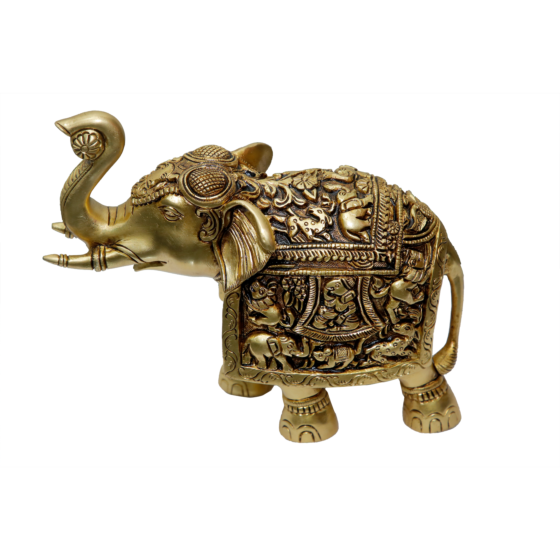 Brass Elephant Statue KBH06969