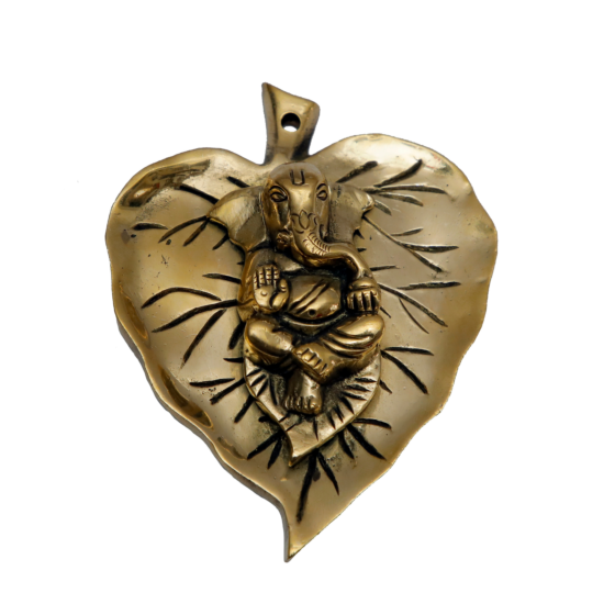 Brass Pan Ganesha Idol KBH06995