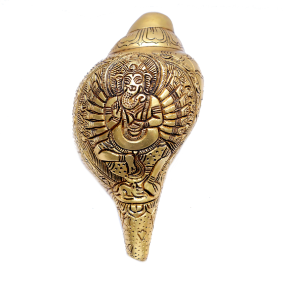 Brass Ganesha Shankh KBH07007