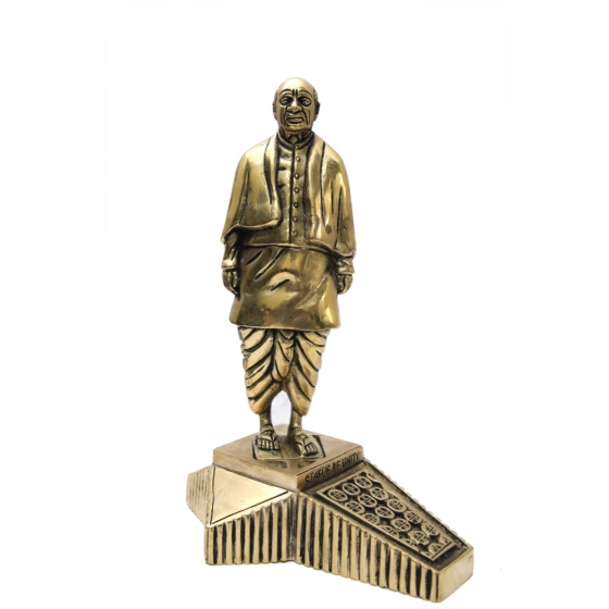 Brass Sardar Patel Model  9 Inch  KBH07010