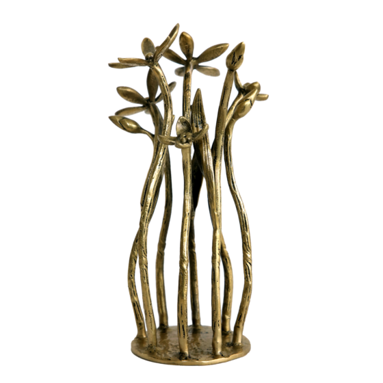 Brass Flower Sculpture KBH07095