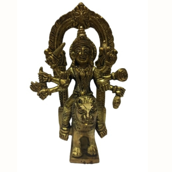 Brass Harshiddhi Mata Medium Idol KBH07108