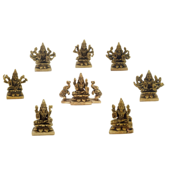 Brass Ashtalakshmi Small Idol BH07113