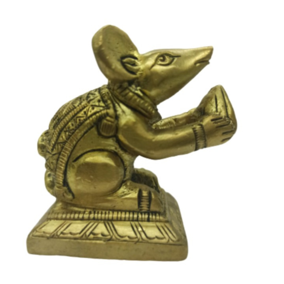 Brass Rat Figurine KBH07127
