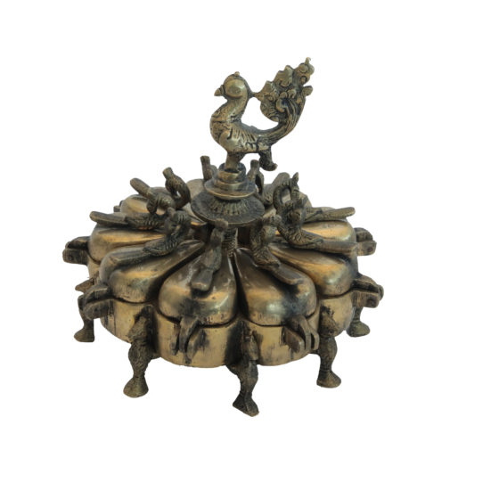 Brass Kankavati Peacock Large KBH07140