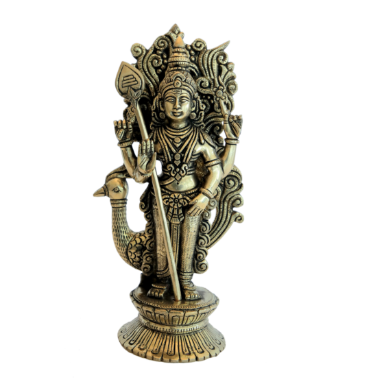 Brass Kartikeya Murugan Swami Idol KBH07151