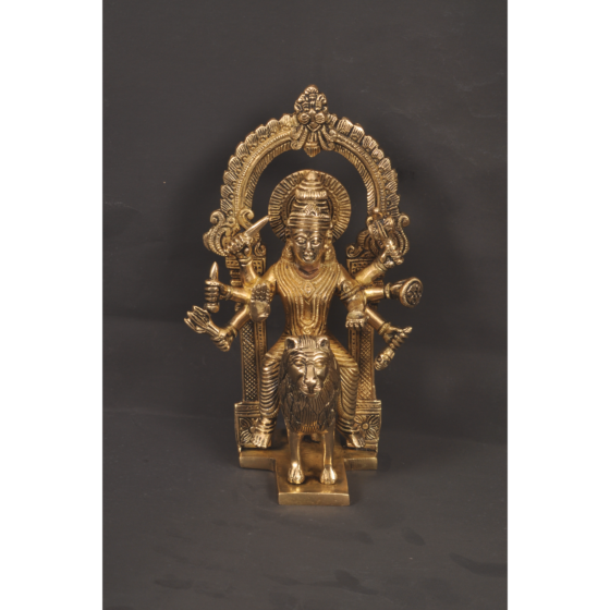 Brass Harsiddhi Maa Statue BH07283