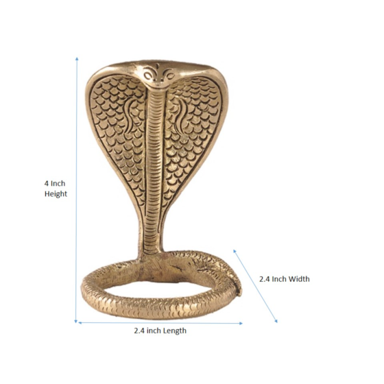 Brass Snake Statue KBH07284