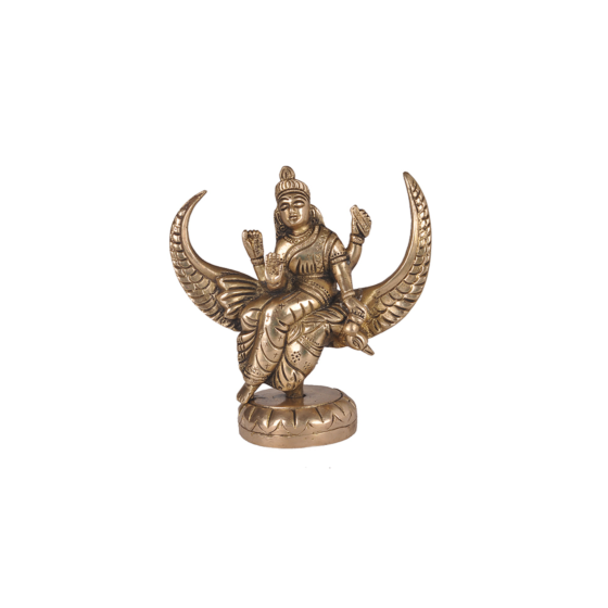 Brass Brahmani Maa Statue BH07290