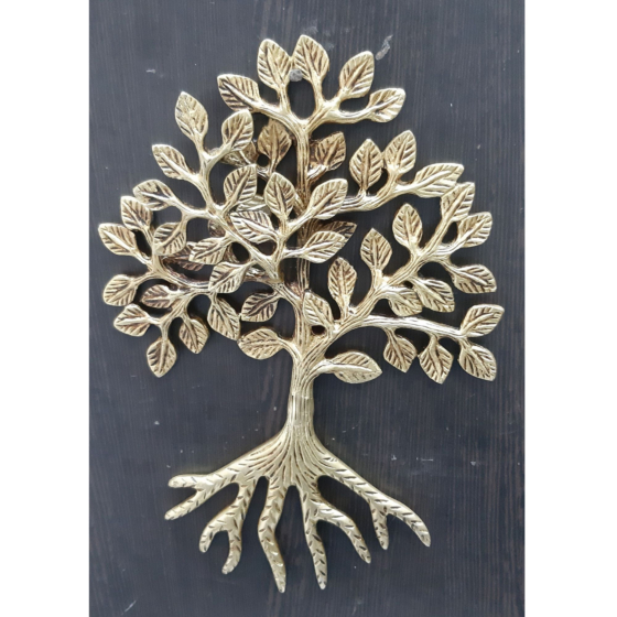 Brass Wall Hanging Small Tree KBH07327