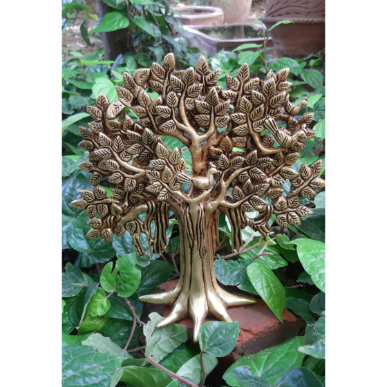 Brass Table Standing Medium 1 Tree BH07329
