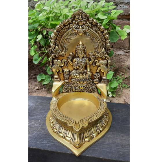 Brass Diya with Jali KBH07348