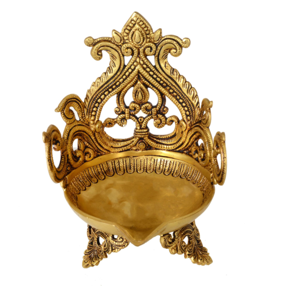 Brass Diya with Jali BH07348