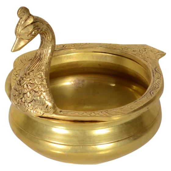 Brass Peacock Urli KBH07352