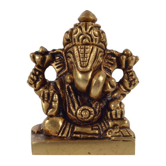Brass Dagdu Ganesh Idol KBH07361