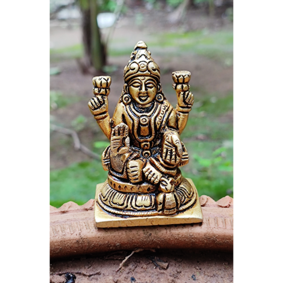 Brass Laxmi Idol KBH07438