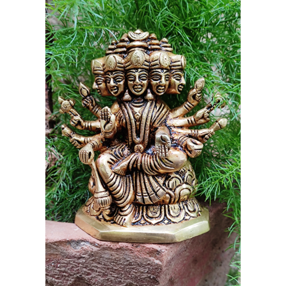 Brass Gayatri Maa Idol KBH07452