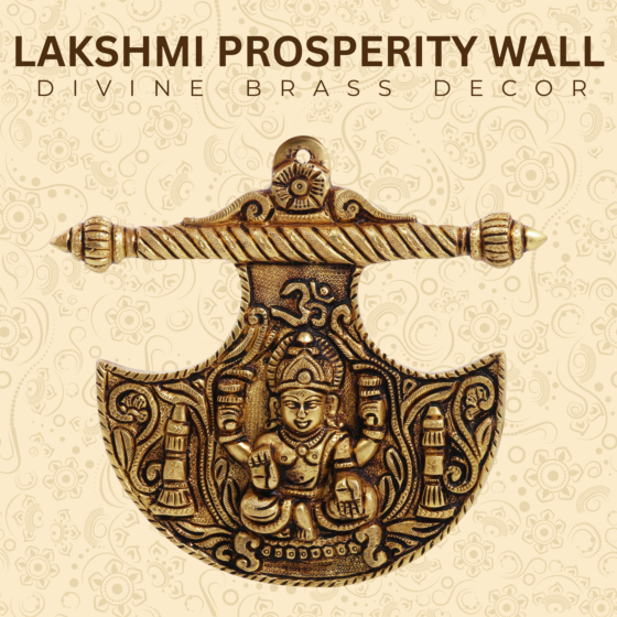 Brass Laxmi Wall Hanging KBH07471