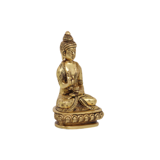Brass Buddha Idol KBH07473