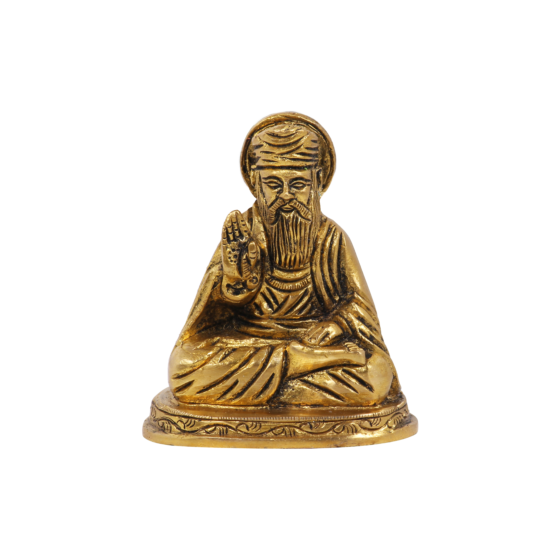 Brass Guru Nanak Dev Ji Idol KBH07476
