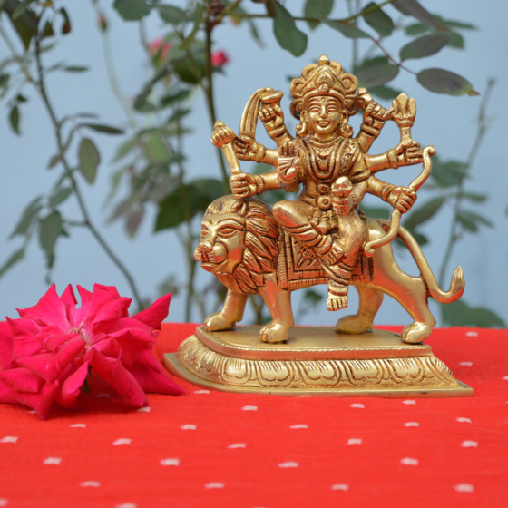 Brass Ambe Maa 5 Inch KBH07505