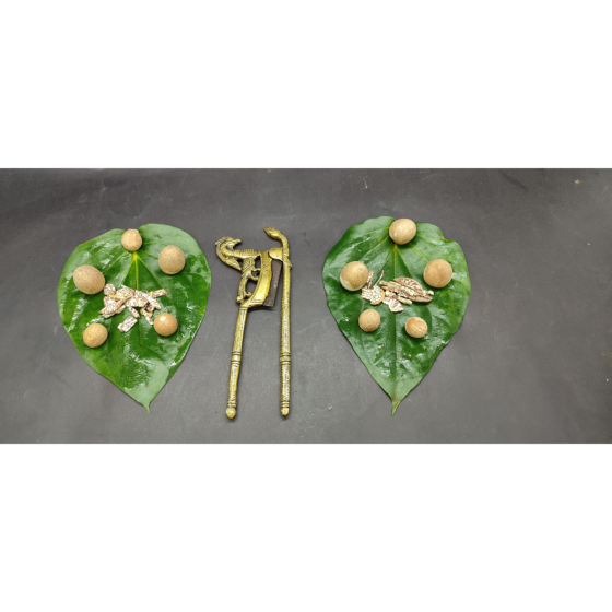 Brass Single Peacock Nut Cutter Sudi KBH07518