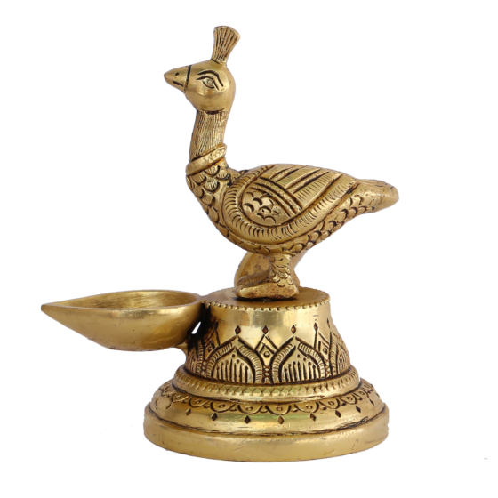 Brass Peacock Deepak KBH08054