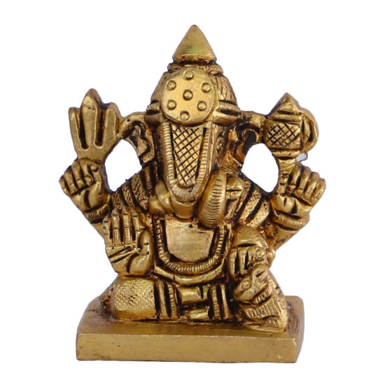 Brass Dagdu Ganesh Idol KBH08062