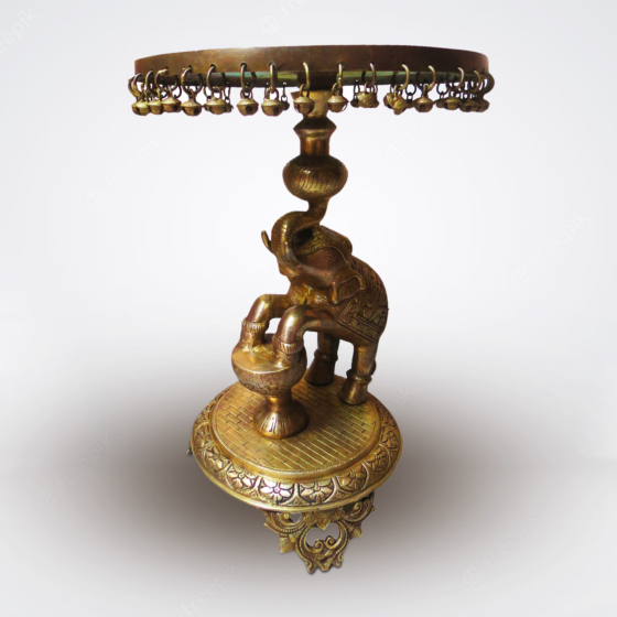 Brass elephant table  KBH08140