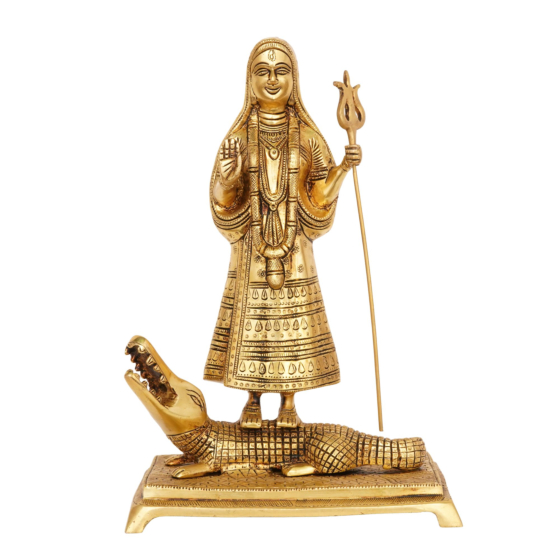 Handcrafted Brass Khodiyar Maa Statue