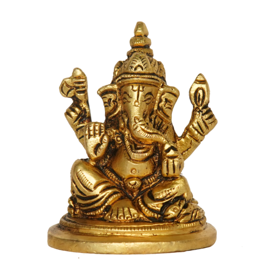 Brass Ganesh Idol KBH08264