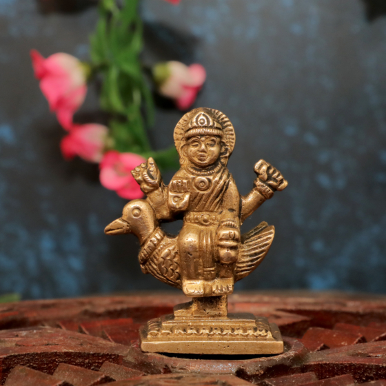 Brass Brahmani Maa Statue KBH08442