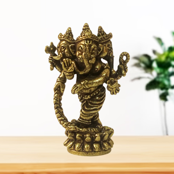 Brass Ganesh Idol KBH08737