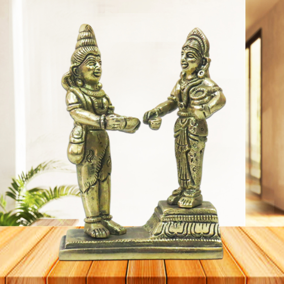 Brass Shiv Annapurna Idol  KBH08779