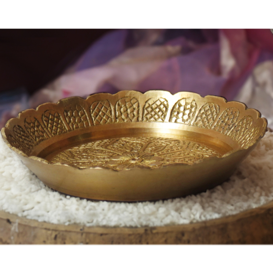 Brass Dish 1 Inch KBH08812
