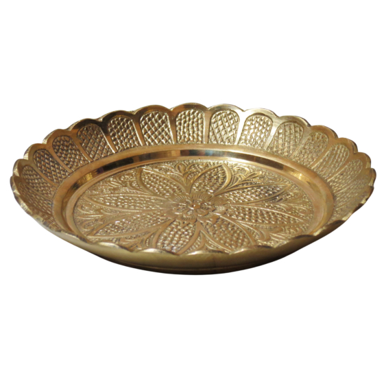 Handcrafted Brass Dish KBH08813