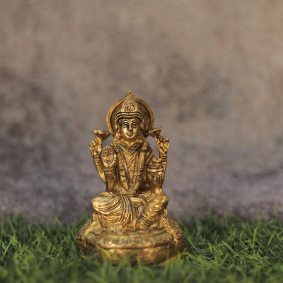 Brass Lakshmi 4 Inch KBH09073