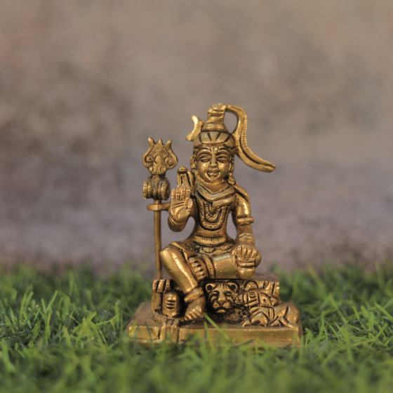 Brass Shiv Sankar Idol KBH09096