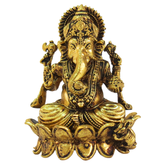 Brass Ganesha Idol KBH09211