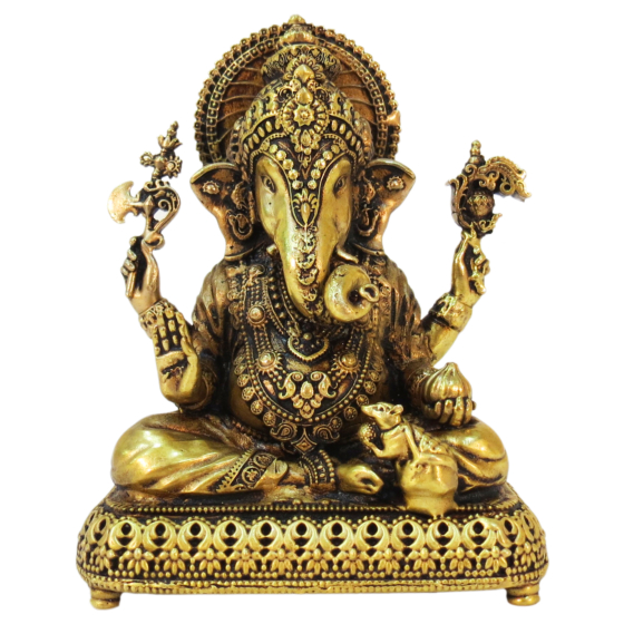 Brass Ganesha Idol KBH09244