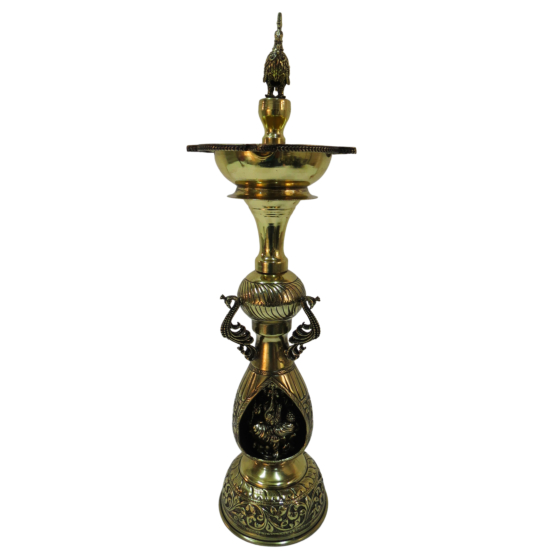 Brass Samai Ganesh Deepak KBH09313