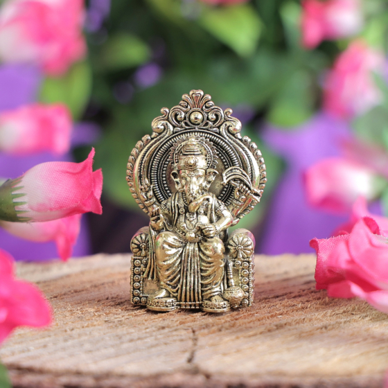 Brass Lalbaug Ganesh Idol KBH09333