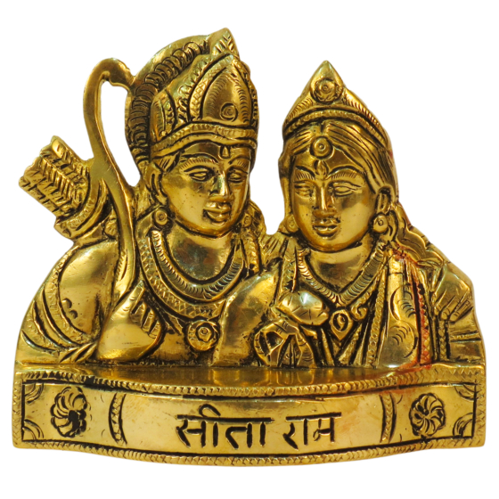 Brass Ram Sita Statue KBH09362
