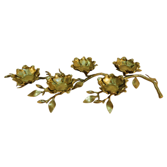 Brass 5 Flower Decor Stand KBH09378