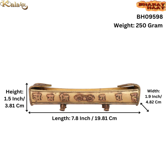 Brass Incense Stick Storage Box KBH09598