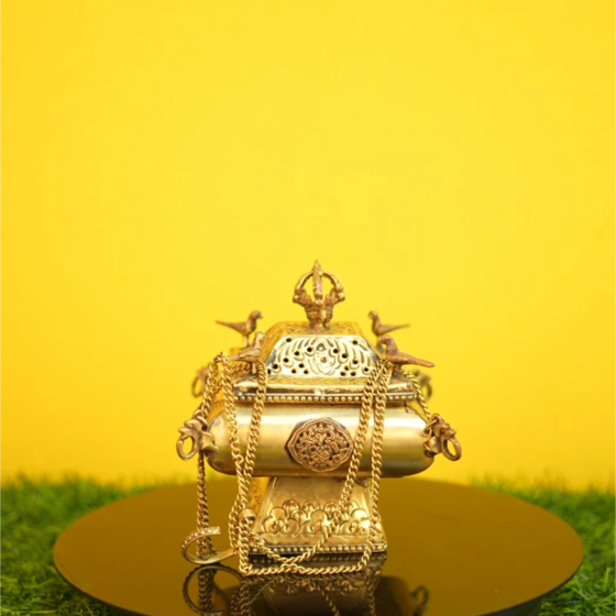 Brass dhoopdani  KBH09600