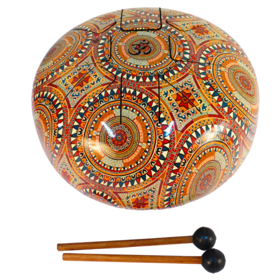 Brass Happy Drum Printed KBH09620