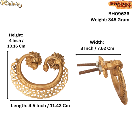 Brass Door knocker Height 4 Inch KBH09636