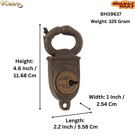 Handmade Iron Lock  KBH09637